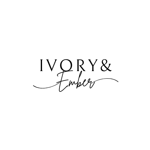 logo clean look ivory and amber